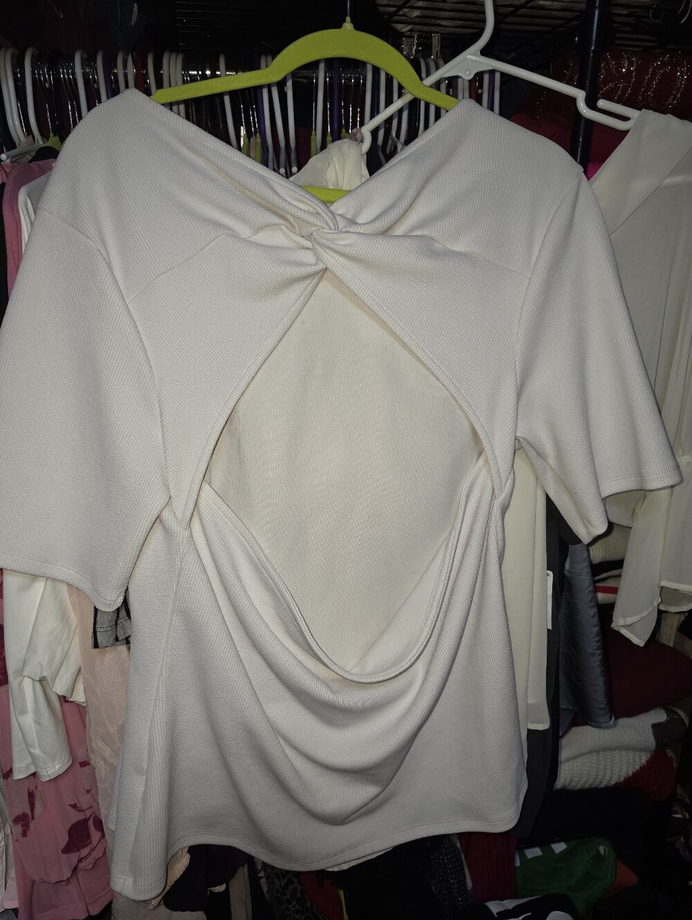 Worthington 2x Open Back Blouse